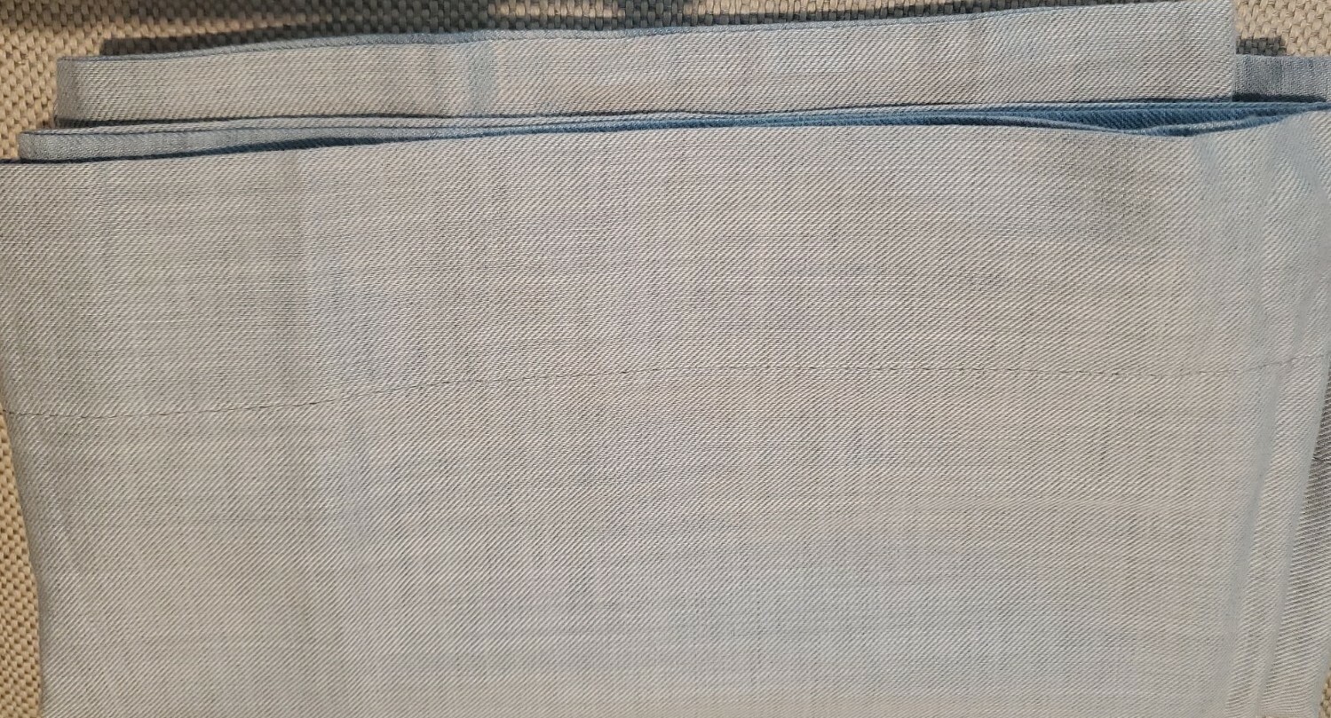 Pottery Barn Plant Dyed Tencel Cotton WATERFALL BLUE KING Sham eBay