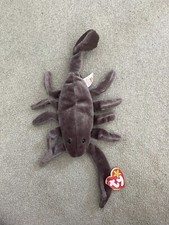 TY Beanie Baby Stinger The Scorpion 1998 PE Pellets ODDITY ONLY 1 CLAW ERRORS 