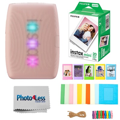 Fujifilm Instax Mini Link 3 Printer (Rose Pink) Bundle | eBay