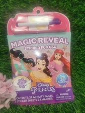 Disney Princess Magic Reveal Sticker Activity Book Stickers Stocking Stuffer