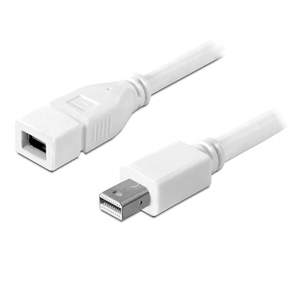CY 6ft Mini DisplayPort Male to Mini DP DisplayPort Female Extension Cable - Image 2 of 4