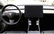 Tesla Model 3 Center Screen Cover Sleeve Slip On Sunshade Protector, Black,