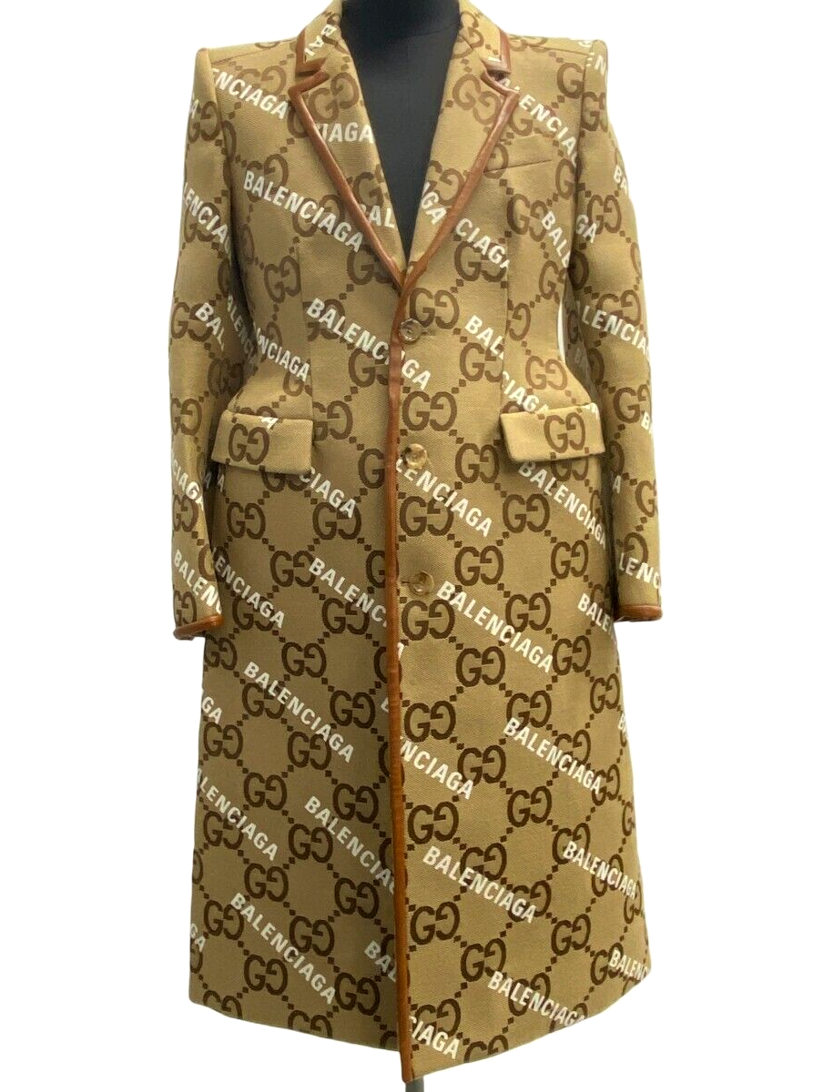 【GUCCI】The Hacker Project マキシGGアワーグラスジャケット Gucci the Hacker Project maxi GG Hourglass jacket - Runway