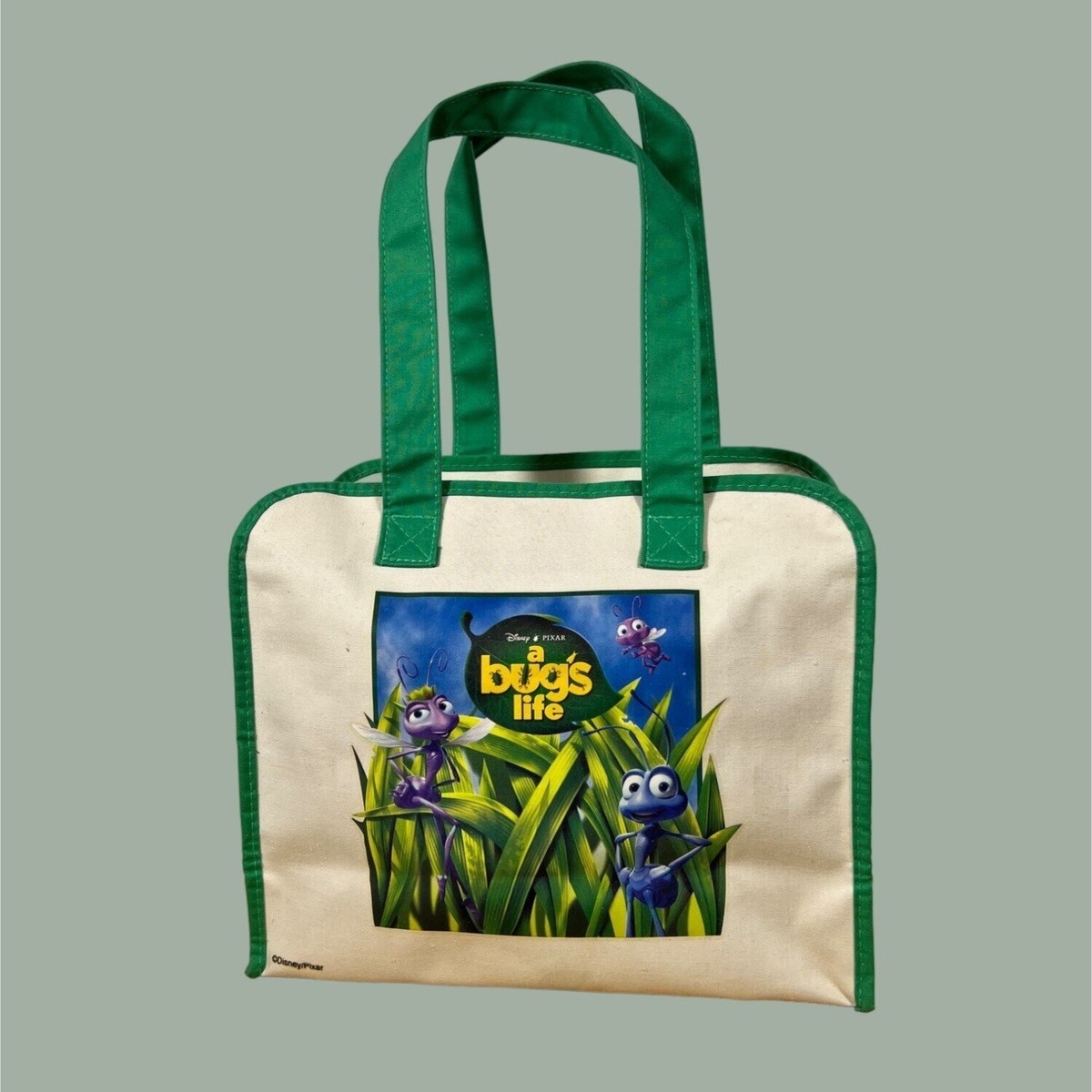 バッグ 00s archive totebag green grunge y2k y2k-tote-bag-90s-