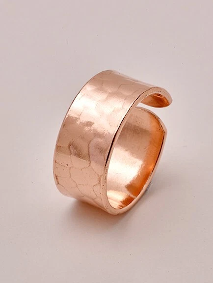 COPPER FAYRE Copper Ring Patterned - 2 1/2" long 9.25 mm wide CR6