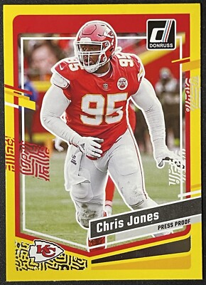 2023 Panini Donruss - Press Proof Yellow #142 Chris Jones
