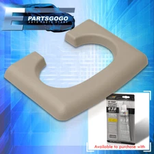 For 04-14 Ford F150 Replacement Gray Center Console Cup Holder Armrest Pad Trim