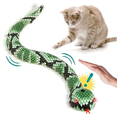 FAUKAIT Cat Toys Snakesmart Sensing Snake Cat Toykitten Toys Interactive Cat Toyusb Rech