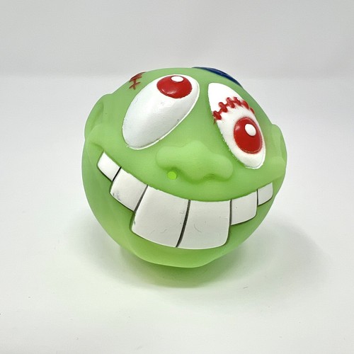 Wacky Ball Green Squirt Head Bootleg Eyeball Buck Tooth Madballs WEIRD BALL