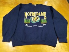 Vintage 90s Notre Dame Fighting Irish Crewneck Sweatshirt L
