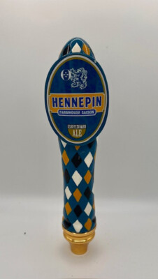 Hennepin Farmhouse Saison Belgian Ale Draft Tap Handle Draught Beer