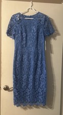 Blue Lace Dress Size 6