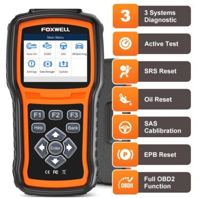 Car SRS SAS ABS Bleeding OBD2 Scanner Code Reader Auto Diagnostic Scan Tool