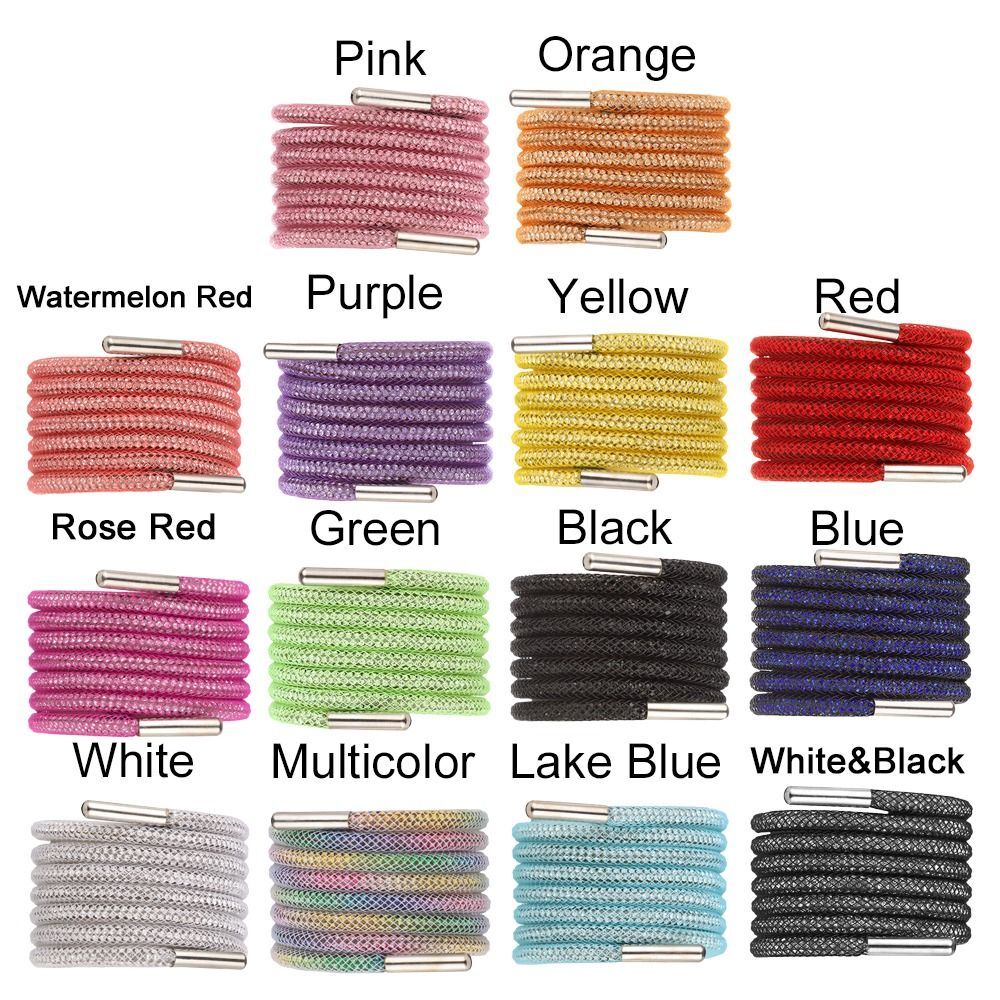 Sneakers Laces Rhinestone ShoeLaces Diamond Shoe Laces Bright Strings