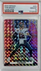 TOM BRADY 2022 NFL Panini Mosaic National Pride #251 Camo Pink Prizm PSA 10 GEM