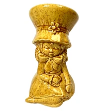 Ceramic Cheese Shaker Alice in Wonderland - Holly Hobbie Vintage 70s Kitsch Art