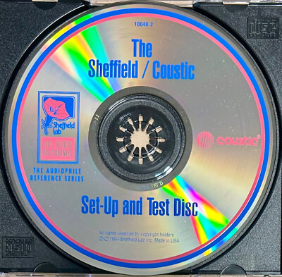 SHEFFIELD Lab CD 10040-2: The Sheffield / Coustic Set-up And Test Disc - 1994 US