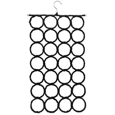 28 Loop Scarf Hanger Holder Closet Door Organizer Tie Belt Rack