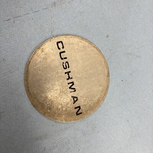 CUSHMAN TITAN Model 898335-8910 Steering Wheel Insert Name Badge