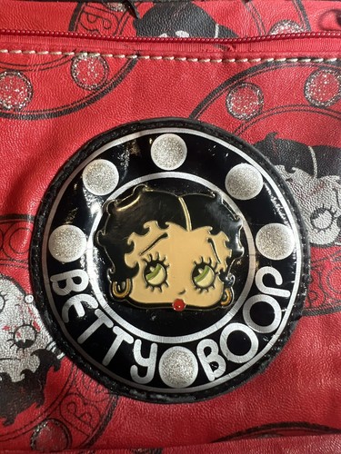 BETTY BOOP RED SHOULDER BAG FAUX LEATHER - Picture 4 of 7