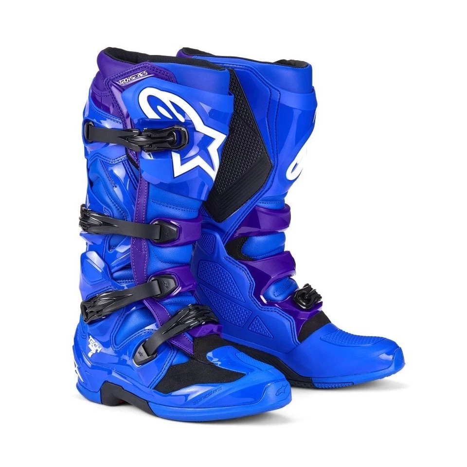 Botas ALPINESTARS Tech 7 Off-Road Motocross Motocicleta Dirt Bike Botas MX - Rojo Foto 4 de 4