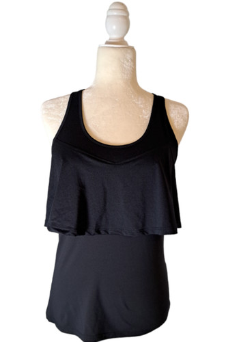 Fabletics Women's Ashlynn Racerback Athletic Top Black Size Small