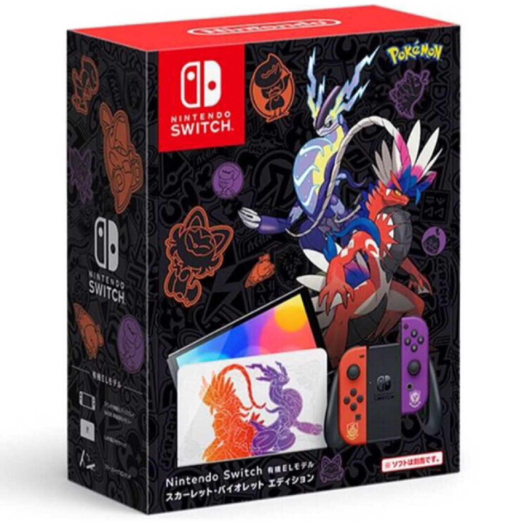 Mint]Nintendo Switch OLED Model Pokémon Scarlet & Violet Edition