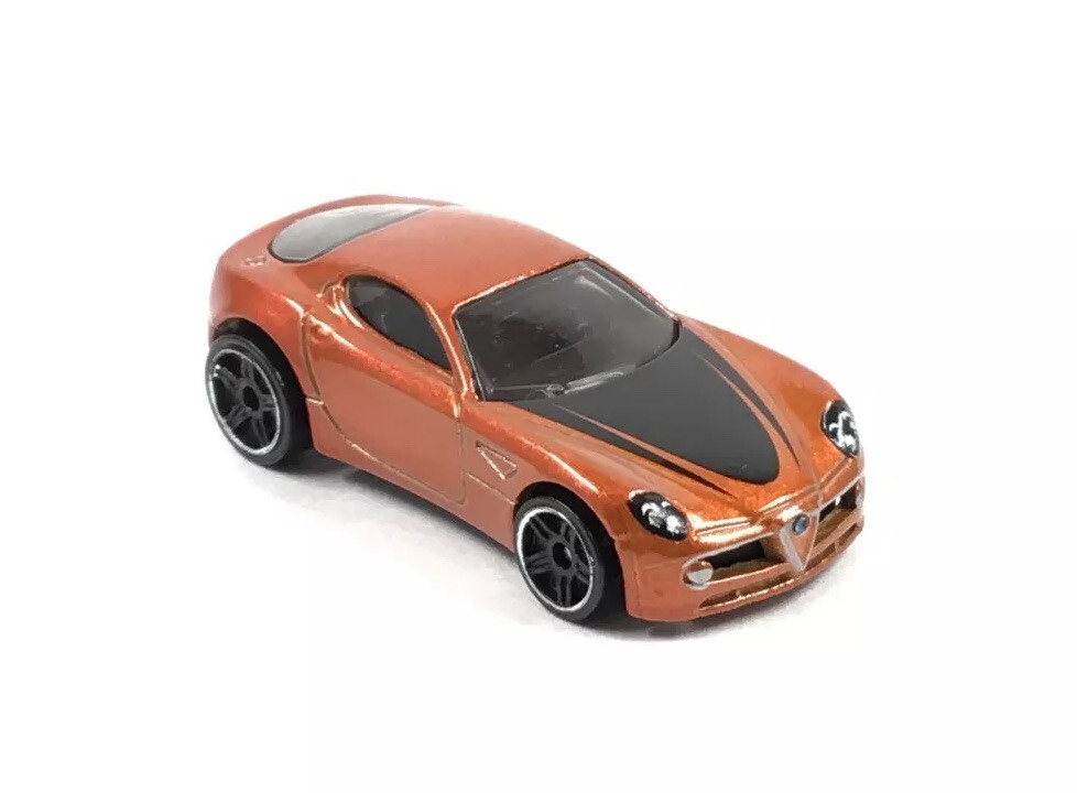 HOT WHEELS ALFA ROMEO 8C COMPETEZIONE ORANGE 1:64 | eBay