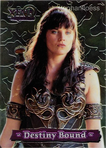 1999 Topps Xena Warrior Princess Series 3 Destiny Bound Double-Sided Chromium #2 - Picture 1 of 2