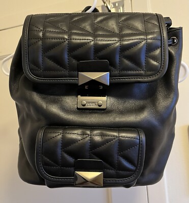 Karl Lagerfeld leather Backpack NWOT 