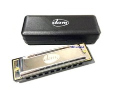 DAM Armonica Diatonica  con 10 Fori 20 voci in do con astuccio