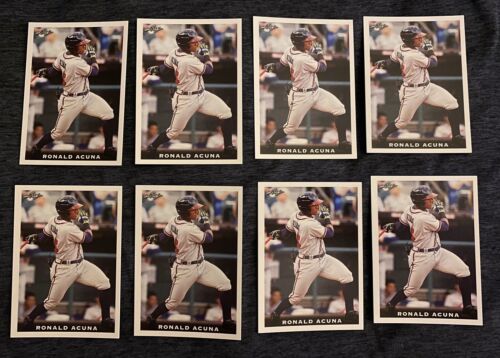 Ronald Acuña 2018 Leaf National Sports Collectors Convention Rookie Card Lot (8) - Picture 1 of 3