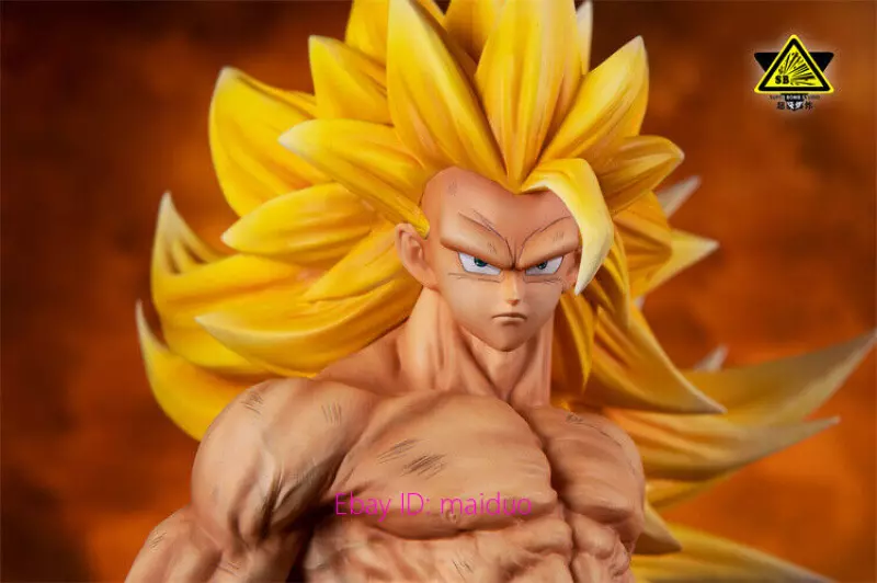 MX-STUDIO Super Saiyan 3 Son Goku Dragon Ball 1/6 Resin Model Statue Anime