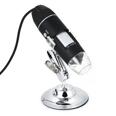 1600X LED Digital USB Microscope Magnification with Portable Case Endoscope O2V6