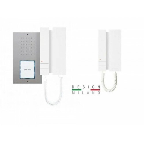 KIT CITOFONO BIFAMILIARE COMELIT 2 FILI KCA2061 A 2 FAMIGLIE - Foto 4 di 5