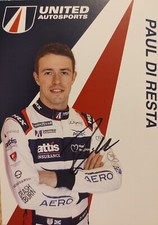 photo carte signée Paul Di Resta F1 Formule 1 sport auto autographe Le Mans
