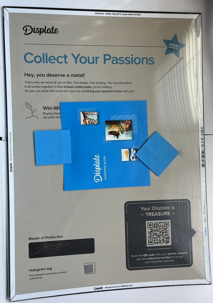 Displate “Anime Hero ” My Hero Academia Large Matte Metal Poster