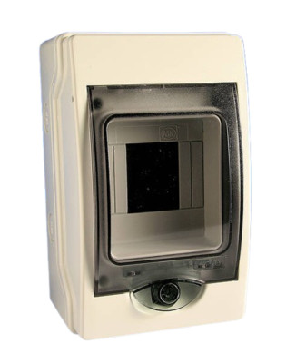 MK 5702s Wetterfestes 2 Module Kunststoffgehäuse. Nagelneu