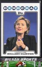 Hillary Clinton 2008 Topps Campaign 2008 #C08-HC