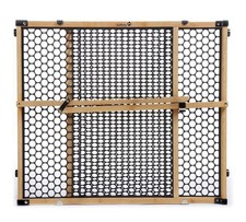 Safety 1St Bamboo Baby Gate for Doorways, No Drill Gate with Door, Dog Gates, Fi