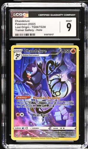 Chandelure graded CGC 9 for sale on eBay