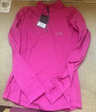 Gallop Fuscia Pink Ladies Riding Base Layer Teenager/Small Lady New with Tags