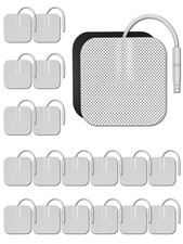 20PCS TENS Unit Electrode Pads 2X2 with Reusable Self-Adhesive Performance, Repl