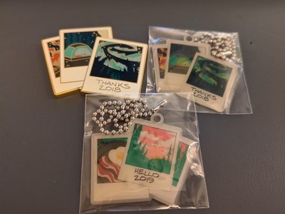 Last First 2018-2019 Geocoin & Tag Set -Unactivated - 3 Trackables