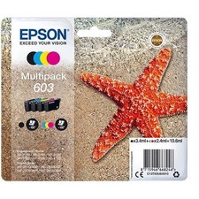 EPSON 603 Multipack 4 couleurs Cartouche d'encre (C13T03U64010) pour XP-2100, WF