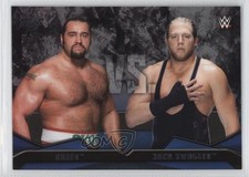 2016 Topps WWE Then Now Forever WWE Rivalries Rusev vs Jack Swagger #18 d7j