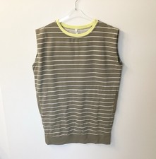 Anthropologie Striped Sweatshirt Dress by Daily Practice - Green - M
