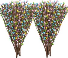 10 Packs Artificial Spring Berry Garland Picks for Crafts  Arrangements