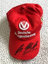 2001 Michael Schumacher Scudertia Ferrari Formula 1 World Champion Signed Cap