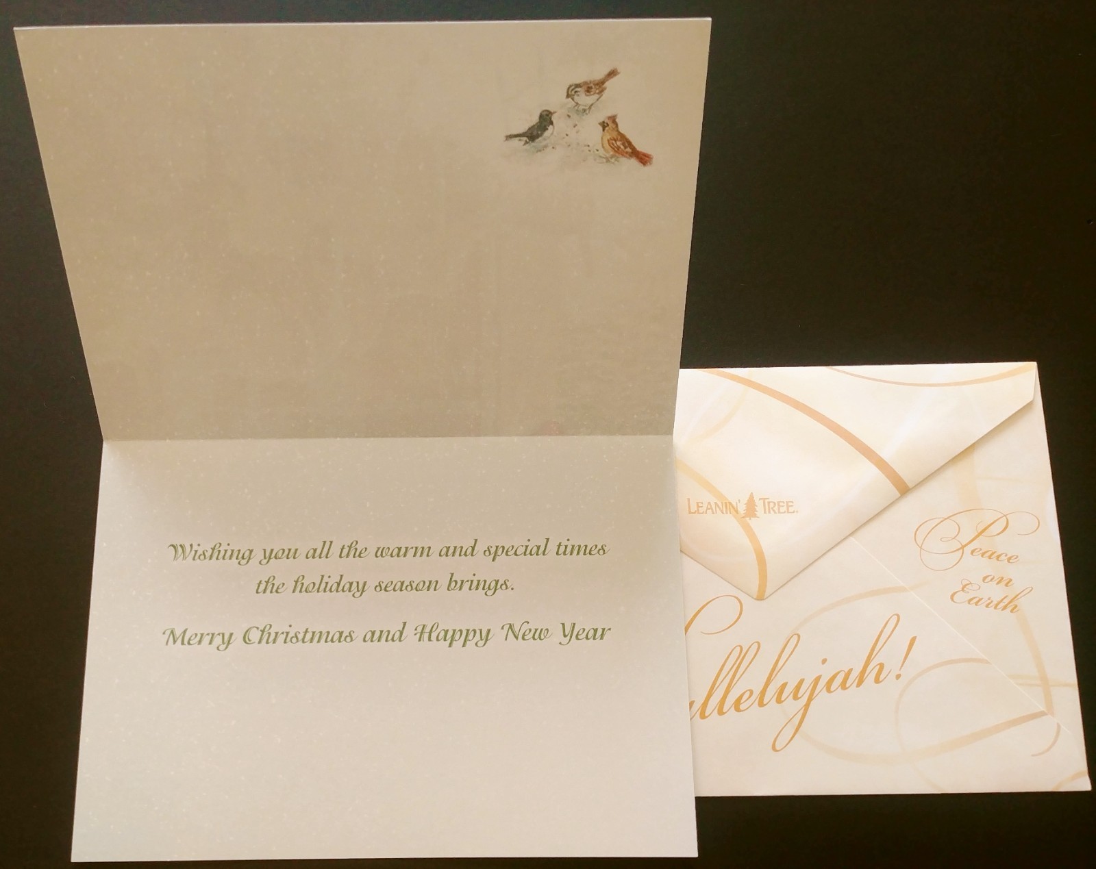 "Western Kiddos" (4) Leanin Tree Christmas, New YR Cards, New With (4) Envelopes